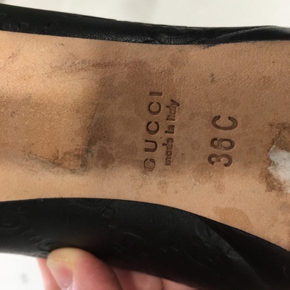 Authentic Gucci Horse bit peep toe pumps size 36C - Picture 14 of 16